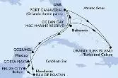 Port Canaveral,Costa Maya,Belize City,Isla de Roatan,Cozumel,Port Canaveral,Grand Turk Island,Ocean Cay,Port Canaveral