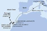 Civitavecchia,Puerto del Rosario,Arrecife de Lanzarote,Santa Cruz de Tenerife,Puerto del Rosario,Funchal