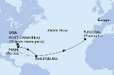 Port Canaveral,Miami,Philipsburg,Funchal