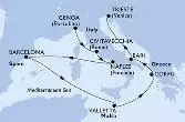 Italia, Spagna, Malta, Grecia