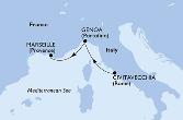 Civitavecchia,Genoa,Marseille