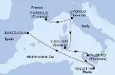 Marseille,Livorno,Cagliari,Palermo,Valletta,Barcelona
