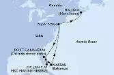 New York,Port Canaveral,Ocean Cay,Nassau,New York,Halifax