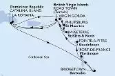 Fort de France,Pointe-a-Pitre,Road Town,La Romana,Virgin Gorda,Philipsburg,Basseterre,Road Town,Catalina Island,La Romana,Catalina Island,Bridgetown,Fort de France