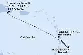 Repubblica Dominicana, Barbados, Martinica