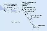 Fort de France,Pointe-a-Pitre,Road Town,La Romana,Catalina Island,Virgin Gorda,Philipsburg,Fort de France