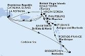Bridgetown,Fort de France,St John s,Road Town,La Romana,Virgin Gorda,Philipsburg,Basseterre,Road Town,Catalina Island,La Romana,Catalina Island,Bridgetown