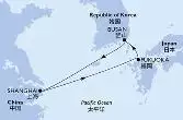 Cina Continentale, Giappone, Repubblica di Corea