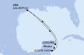 Galveston,Costa Maya,Cozumel,Galveston