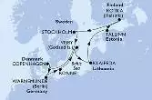 Danimarca, Germania, Svezia, Lituania, Estonia, Finlandia