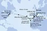 Spagna, Gibilterra, Marocco, Portogallo, Stati Uniti