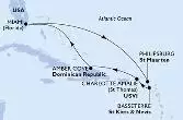 Stati Uniti, Antille Olandesi, Saint Kitts - Nevis, Isole Vergini (USA), Repubblica Dominicana