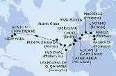 Italia, Francia, Spagna, Gibilterra, Marocco, Portogallo, Stati Uniti