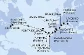 Italia, Francia, Spagna, Gibilterra, Marocco, Portogallo, Stati Uniti