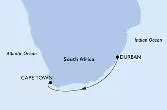 Durban,Cape Town