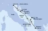 Italia, Croazia, Grecia