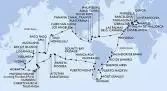 Spagna, Gibilterra, Marocco, Capo Verde, Brasile, Argentina, Isole Falkland, Cile, Isole Pitcairn, Polinesia Francese, Isole Cook, Nuova Zelanda, Australia, Nuova Caledonia, Isole Figi, Samoa, Samoa Americane, Stati Uniti, Messico, Costa Rica, Panama, Giamaica, Isole Vergini (Britanniche), Antille Olandesi, Italia, Francia