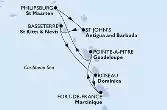 Guadalupe, Antille Olandesi, Antigua-Barbuda, Saint Kitts - Nevis, Dominica, Martinica