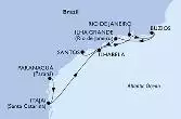 Paranagua,Itajai,Ilhabela,Rio de Janeiro,Buzios,Ilha Grande,Santos