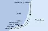 Santos,Buzios,Salvador,Copacabana,Ilhabela,Santos