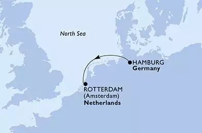 MSC PREZIOSA - Itinerario di 2 notti partendo da HAMBURG, GERMANY il 18/10/2026 - Germania, Olanda