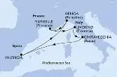 Marseille,Livorno,Civitavecchia,Valencia,Genoa,Marseille