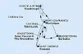 Fort de France,Pointe-a-Pitre,Bridgetown,Kingstown ,Castries,Saint George,Fort de France