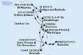 Bridgetown,Kingstown,Saint George,Fort de France,Pointe-a-Pitre,Philipsburg,St John s,Basseterre,Roseau,Fort de France,Pointe-a-Pitre,Kingstown,Bridgetown