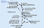 Fort de France,Pointe-a-Pitre,St John s,Philipsburg,Basseterre,Roseau,Fort de France,Pointe-a-Pitre,Castries,Bridgetown,Kingstown,Saint George,Fort de France