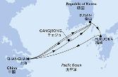 Cina Continentale, Repubblica di Corea, Giappone, Repubblica di Corea