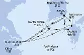 Cina Continentale, Repubblica di Corea, Giappone, Repubblica di Corea