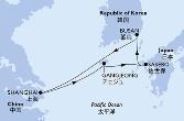 Cina Continentale, Repubblica di Corea, Giappone, Repubblica di Corea