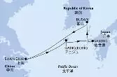 Cina Continentale, Repubblica di Corea, Giappone, Repubblica di Corea