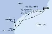 Rio de Janeiro, Ilha Grande, Buzios, Paranaguá, Itajai, Ilhabela, Rio de Janeiro