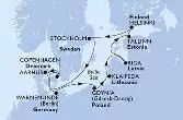 Germania, Polonia, Lituania, Lettonia, Estonia, Finlandia, Svezia, Danimarca
