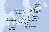 Germania, Polonia, Lituania, Lettonia, Estonia, Finlandia, Svezia, Danimarca