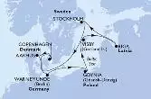 Svezia, Danimarca, Germania, Polonia, Lettonia