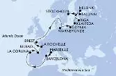Francia, Spagna, Germania, Polonia, Lituania, Lettonia, Estonia, Finlandia, Svezia