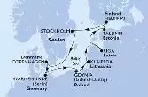 Danimarca, Germania, Polonia, Lituania, Lettonia, Estonia, Finlandia, Svezia