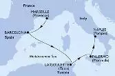 Marseille,Barcelona,La Goulette,Palermo,Naples