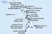 Fort de France,Pointe-a-Pitre,Bridgetown,Kingstown,Saint George,Castries,Fort de France,Pointe-a-Pitre,Philipsburg,St John s,Basseterre,Roseau,Fort de France