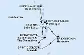 Pointe-a-Pitre,Castries,Bridgetown,Saint George,Kingstown,Fort de France,Pointe-a-Pitre