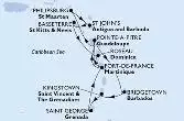 Bridgetown,Kingstown,Saint George,Fort de France,Pointe-a-Pitre,Philipsburg,St John s,Basseterre,Roseau,Fort de France,Pointe-a-Pitre,Bridgetown