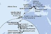 Genoa,Civitavecchia,La Spezia,Marseille,Barcelona,Puerto del Rosario,Santa Cruz de Tenerife,Philipsburg,Basseterre,Kingstown,Bridgetown,Saint George,Fort de France,Pointe-a-Pitre,St John s,Philipsburg,Basseterre,Roseau,Fort de France