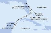 Port Canaveral,Ocean Cay,Costa Maya,Cozumel,Nassau,Port Canaveral