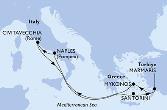 Italia, Grecia, Turchia