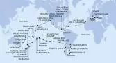 Argentina, Isole Falkland, Cile, Isole Pitcairn, Polinesia Francese, Isole Cook, Nuova Zelanda, Australia, Nuova Caledonia, Vanuatu, Samoa, Samoa Americane, Stati Uniti, Messico, Costa Rica, Panama, Repubblica Dominicana, Isole Vergini (Britanniche), Antille Olandesi, Spagna, Italia