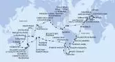 Francia, Spagna, Gibilterra, Marocco, Capo Verde, Brasile, Argentina, Isole Falkland, Cile, Isole Pitcairn, Polinesia Francese, Isole Cook, Nuova Zelanda, Australia, Nuova Caledonia, Vanuatu, Samoa, Samoa Americane, Stati Uniti, Messico, Costa Rica, Panama, Repubblica Dominicana, Isole Vergini (Britanniche), Antille Olandesi, Italia