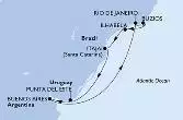 Brasile, Uruguay, Argentina