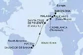 Brasile, Spagna, Marocco